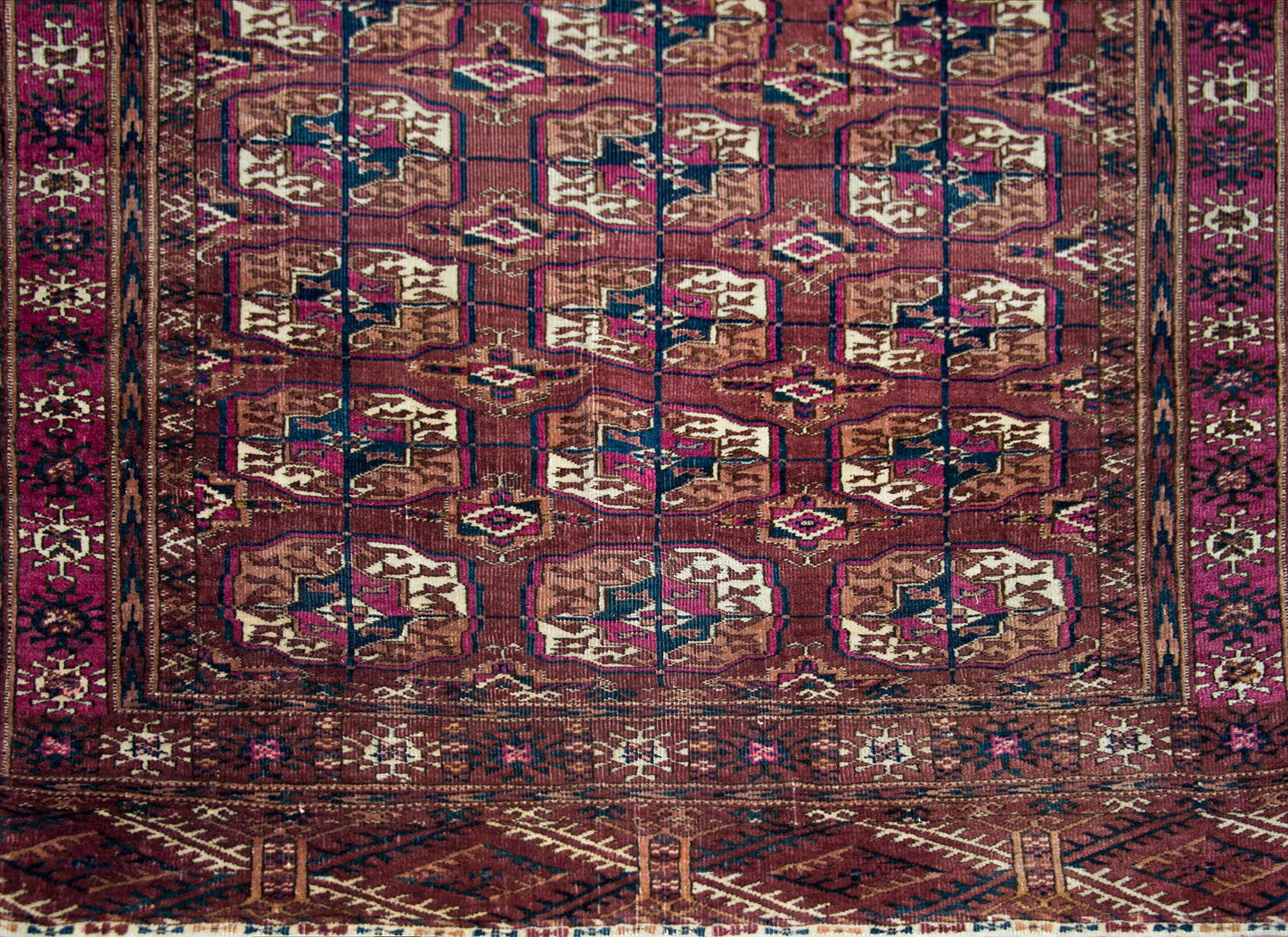 Early 20th Century Persian Tekeh Rug For Sale