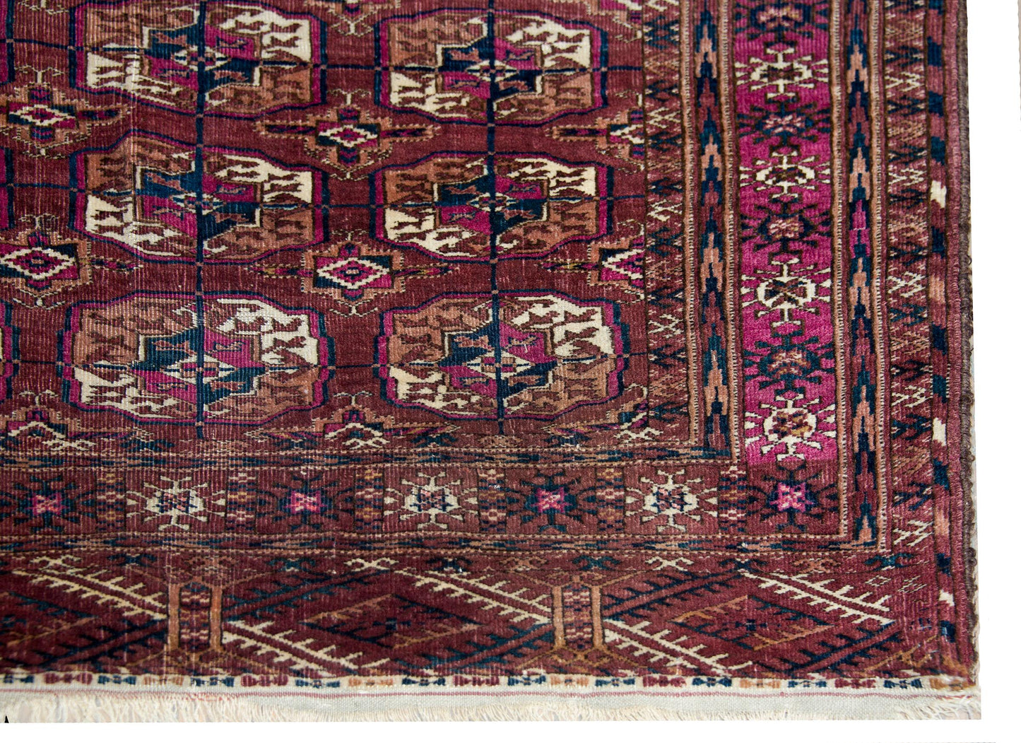 Early 20th Century Persian Tekeh Rug For Sale