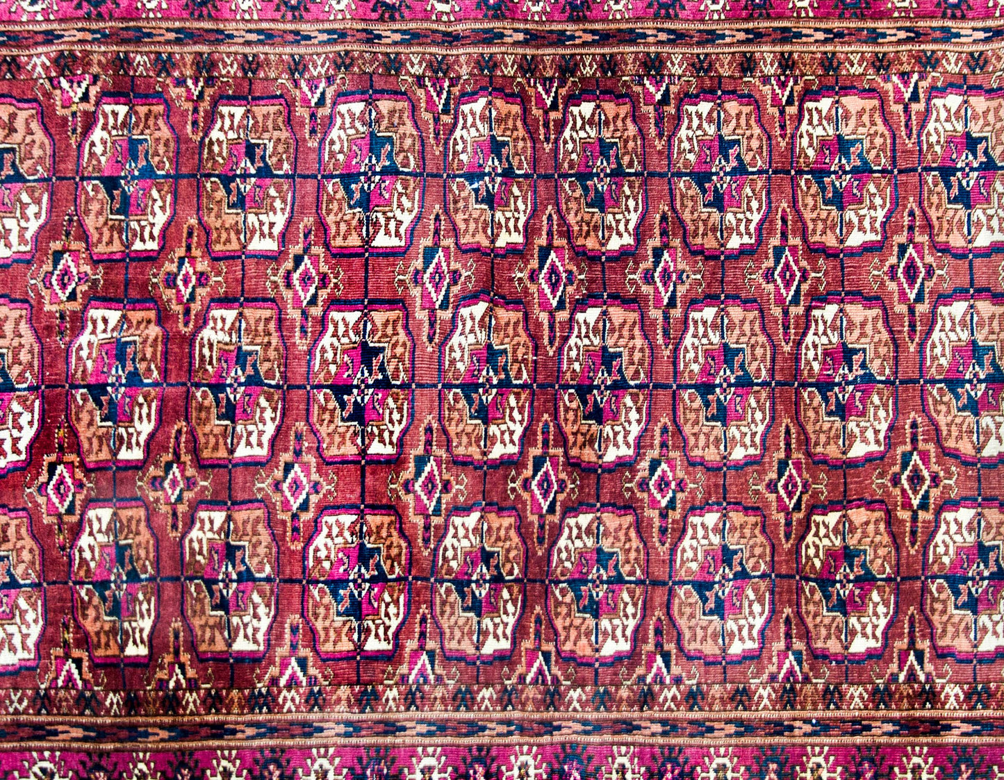 Early 20th Century Persian Tekeh Rug For Sale