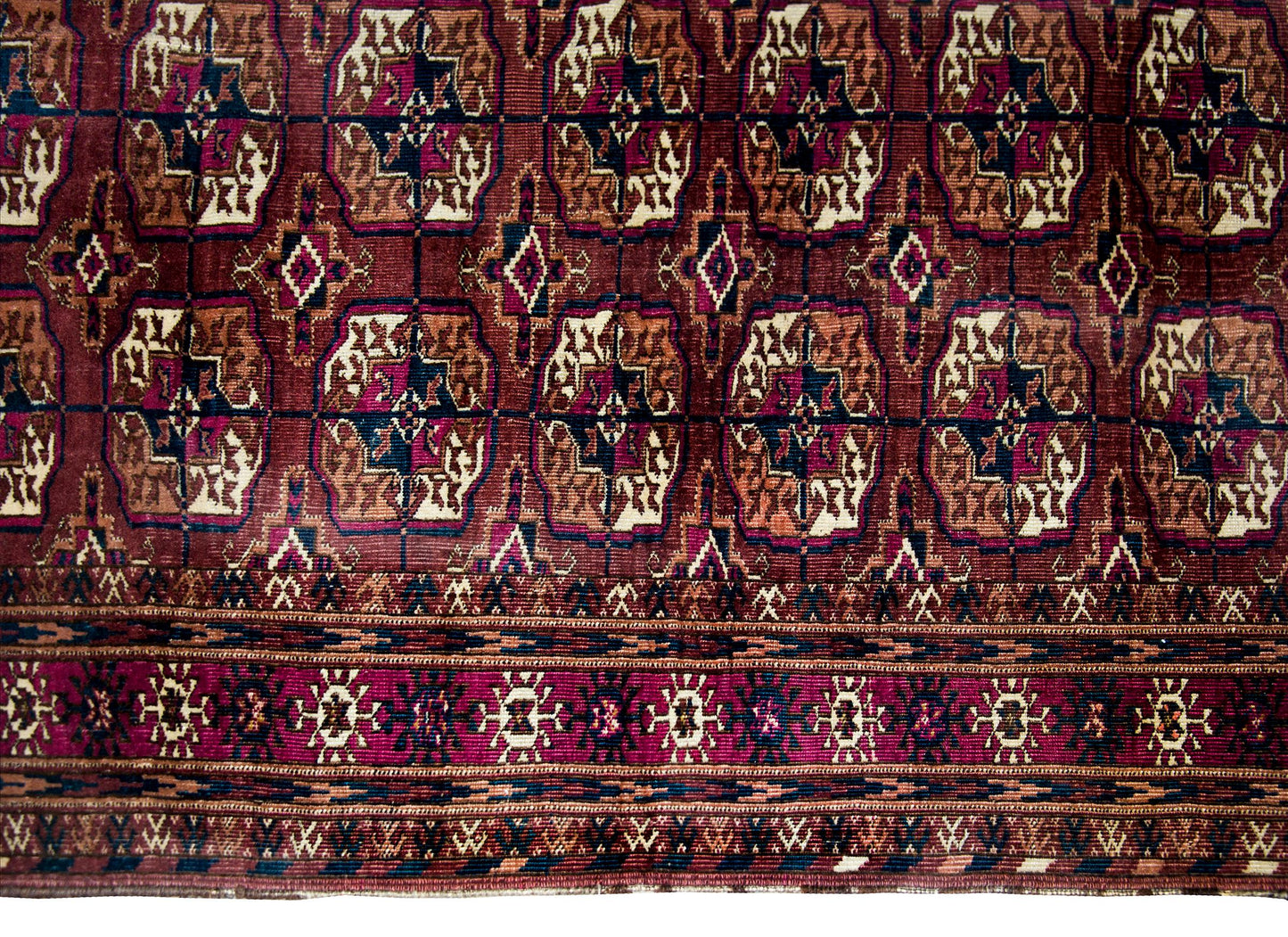 Early 20th Century Persian Tekeh Rug For Sale