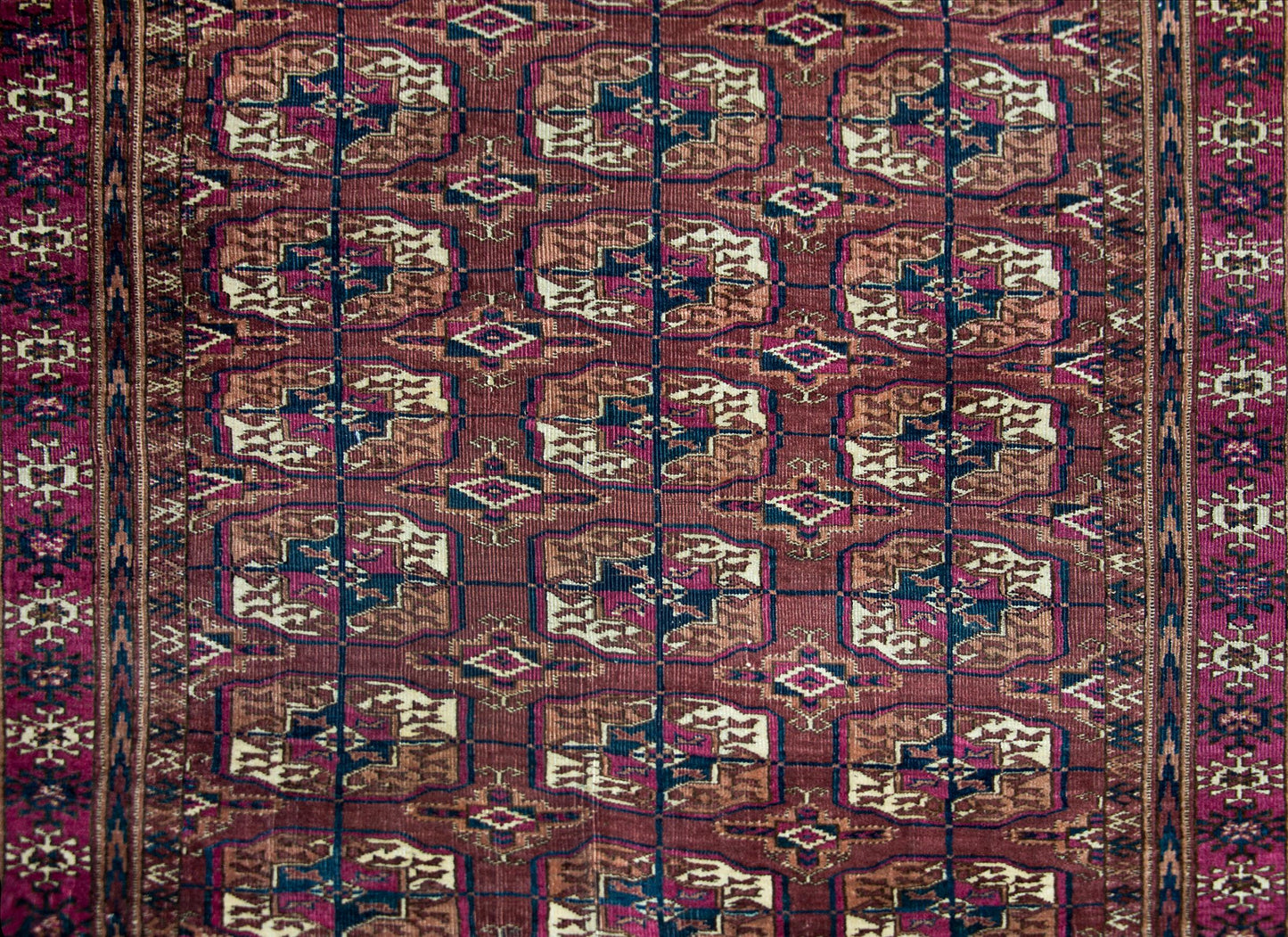 Early 20th Century Persian Tekeh Rug For Sale