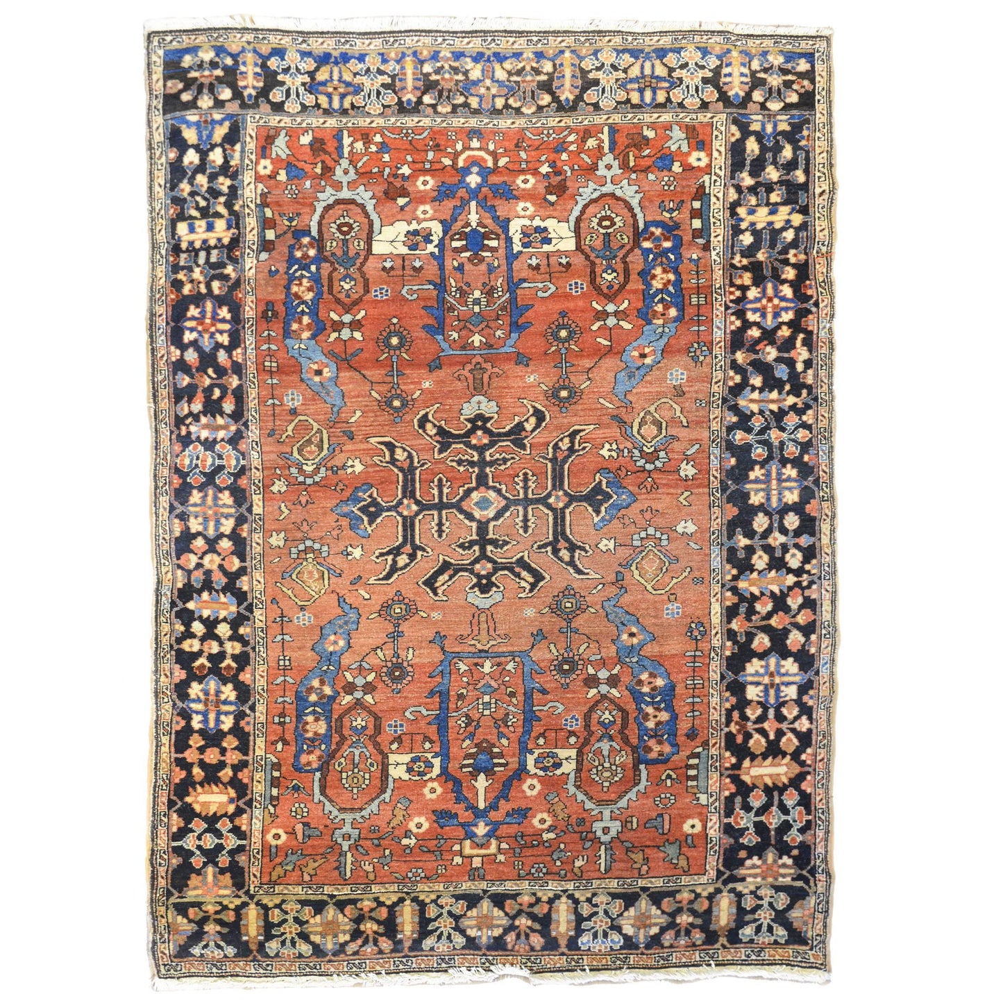 Fantastic 20th Century Sarouk Farahan Rug For Sale