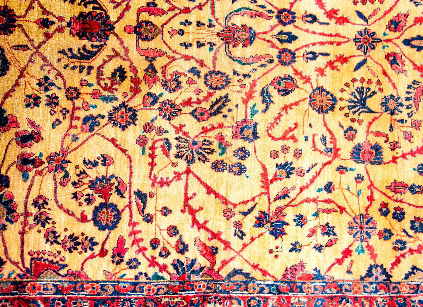 Early 20th Century Sarouk Rug For Sale