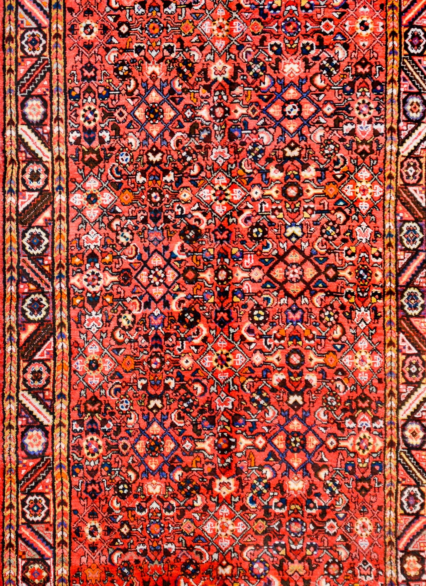 Wonderful Vintage Mid-20th Century Hamadan Rug For Sale