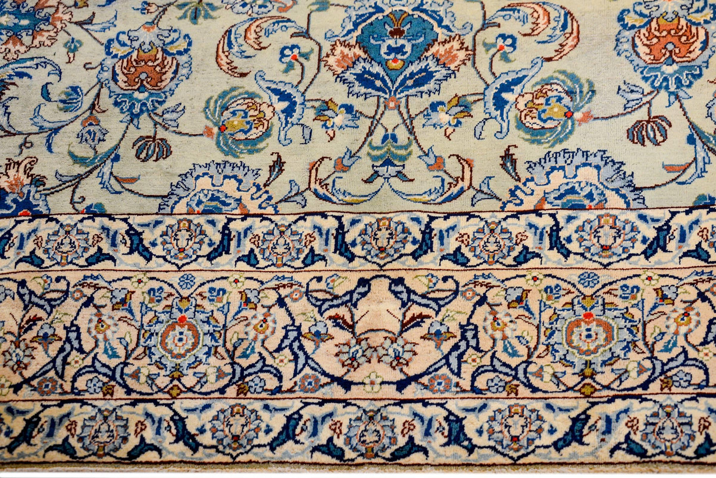 Fantastic Early 20th Century Kashan Rug For Sale