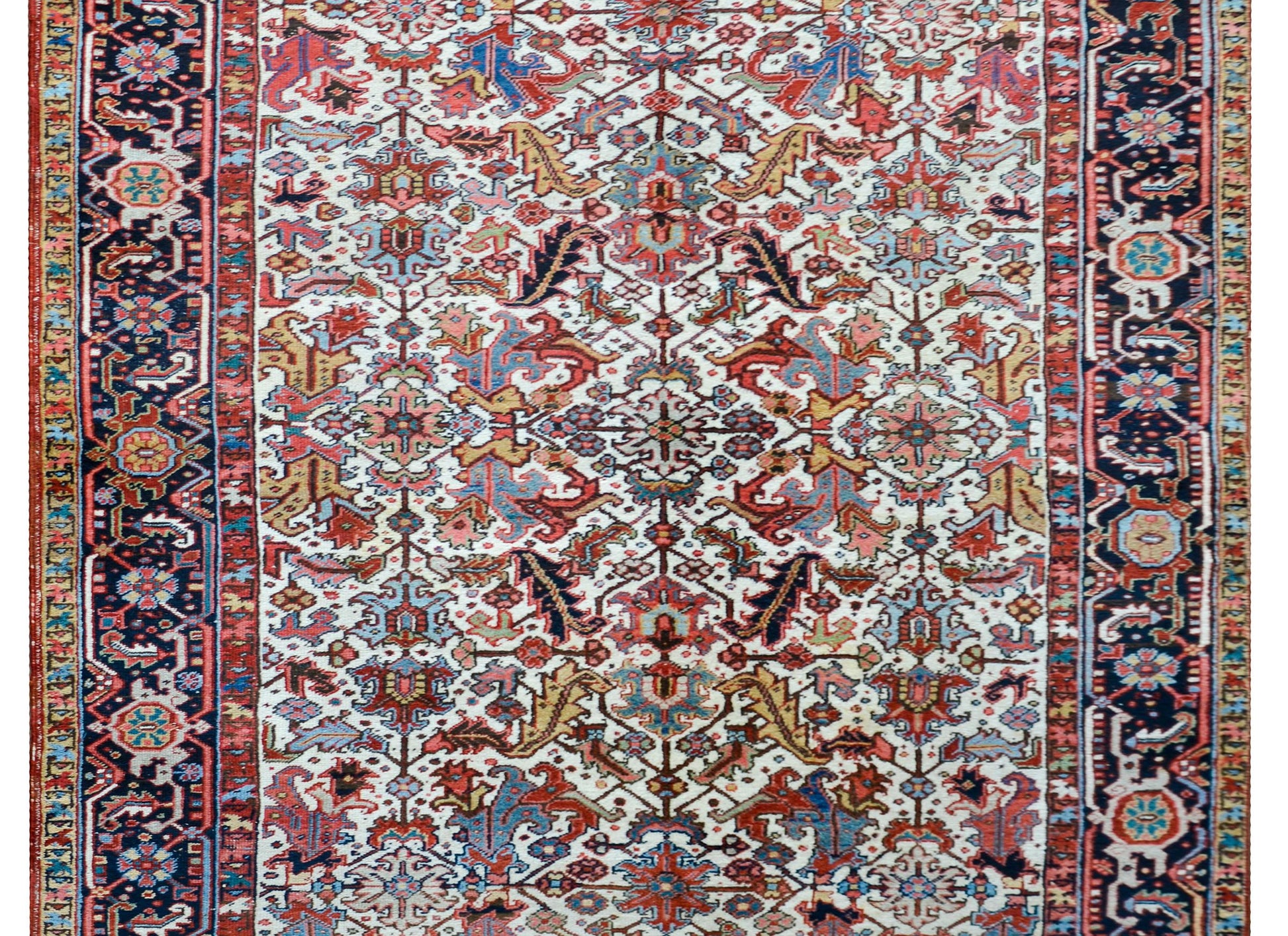 Early 20th Century Heriz Rug For Sale