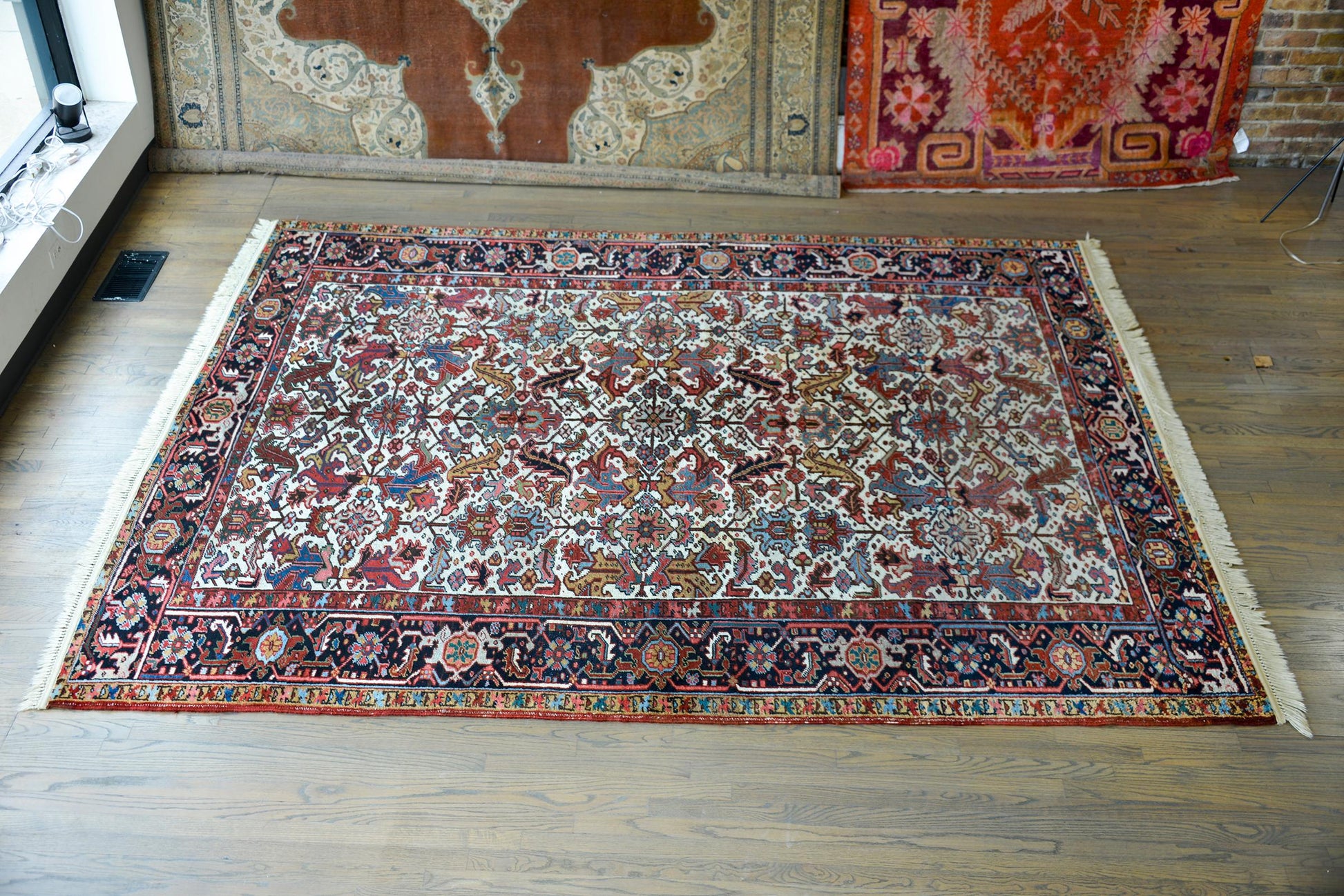 Early 20th Century Heriz Rug For Sale