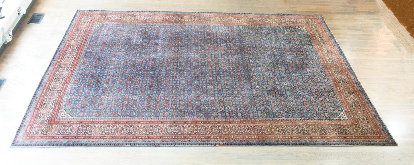 Early 20th Century Persian Tabriz Rug For Sale