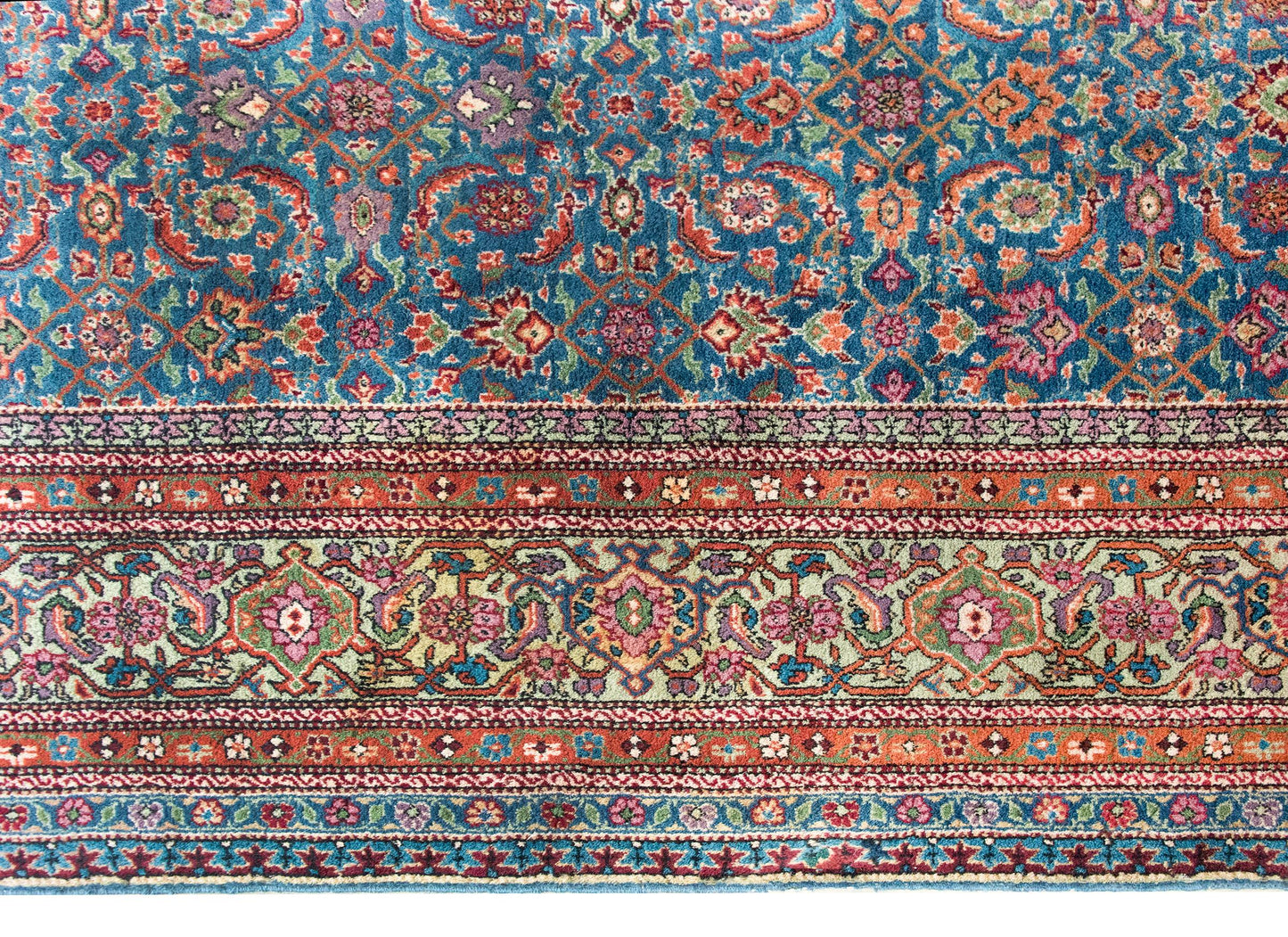 Early 20th Century Persian Tabriz Rug For Sale