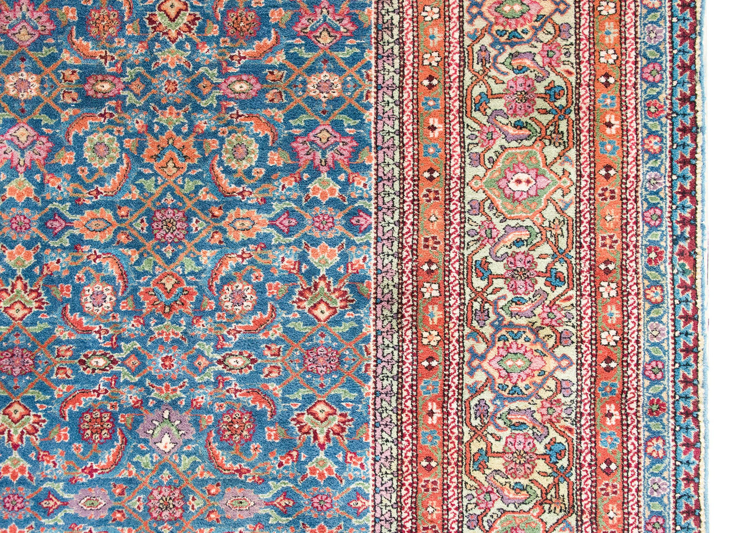 Early 20th Century Persian Tabriz Rug For Sale