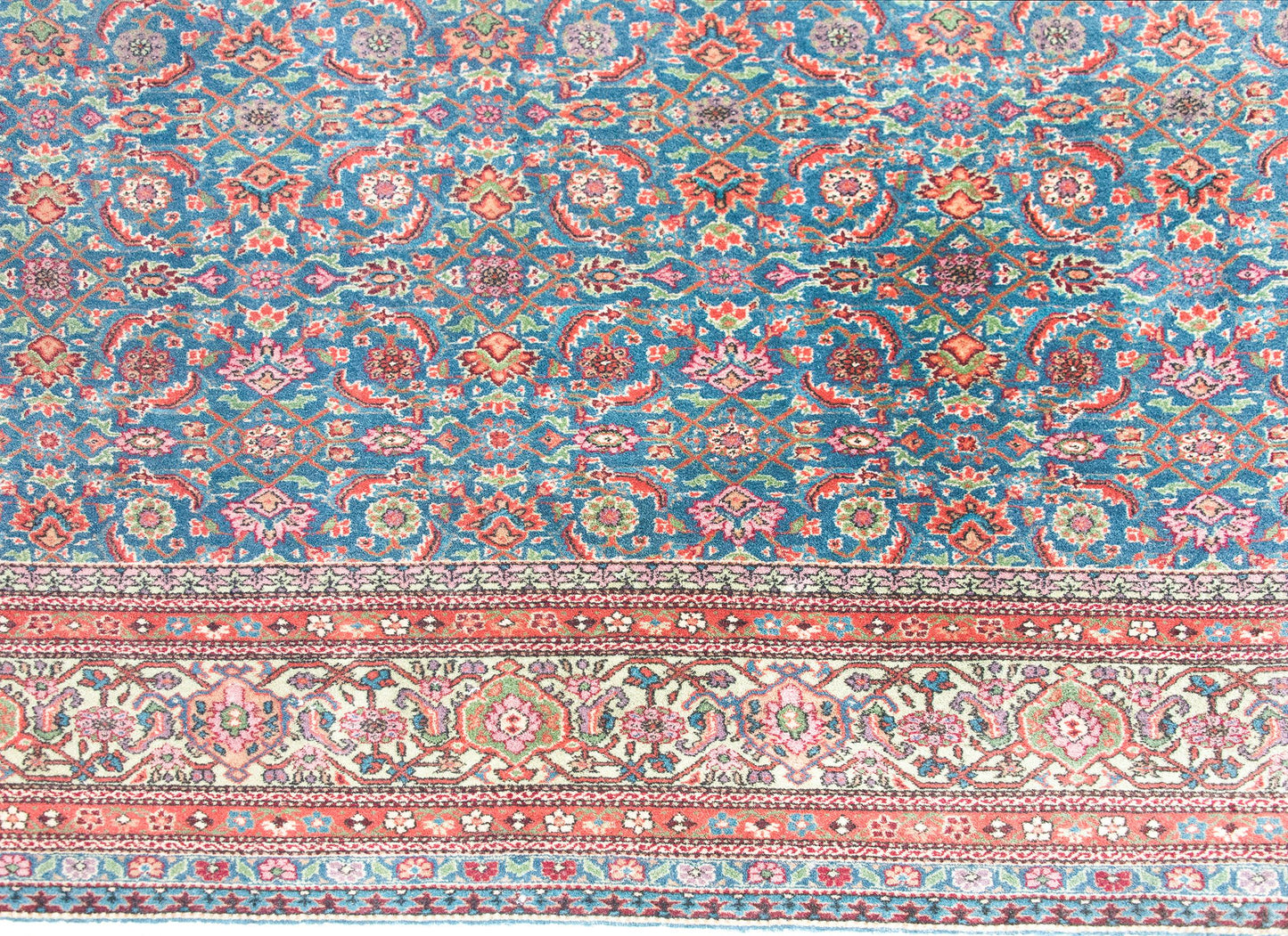 Early 20th Century Persian Tabriz Rug For Sale