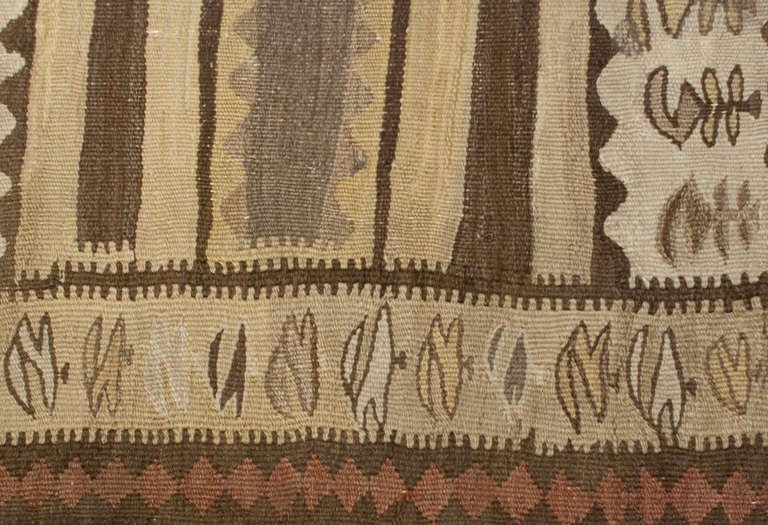 Early 20th Century Persian Kilim Runner For Sale