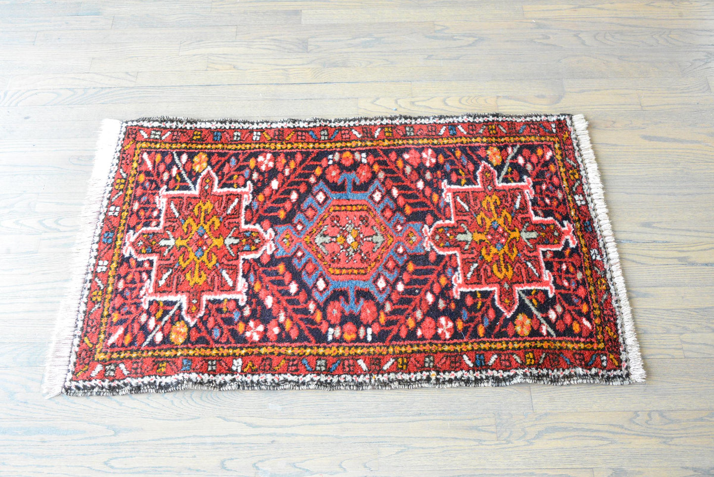 Petite Vintage Karadja Rug For Sale