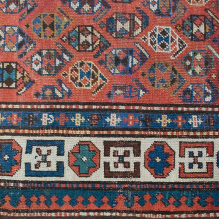 Antique Ganjeh Carpet Runner For Sale