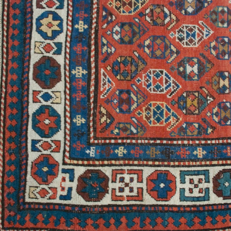 Antique Ganjeh Carpet Runner For Sale