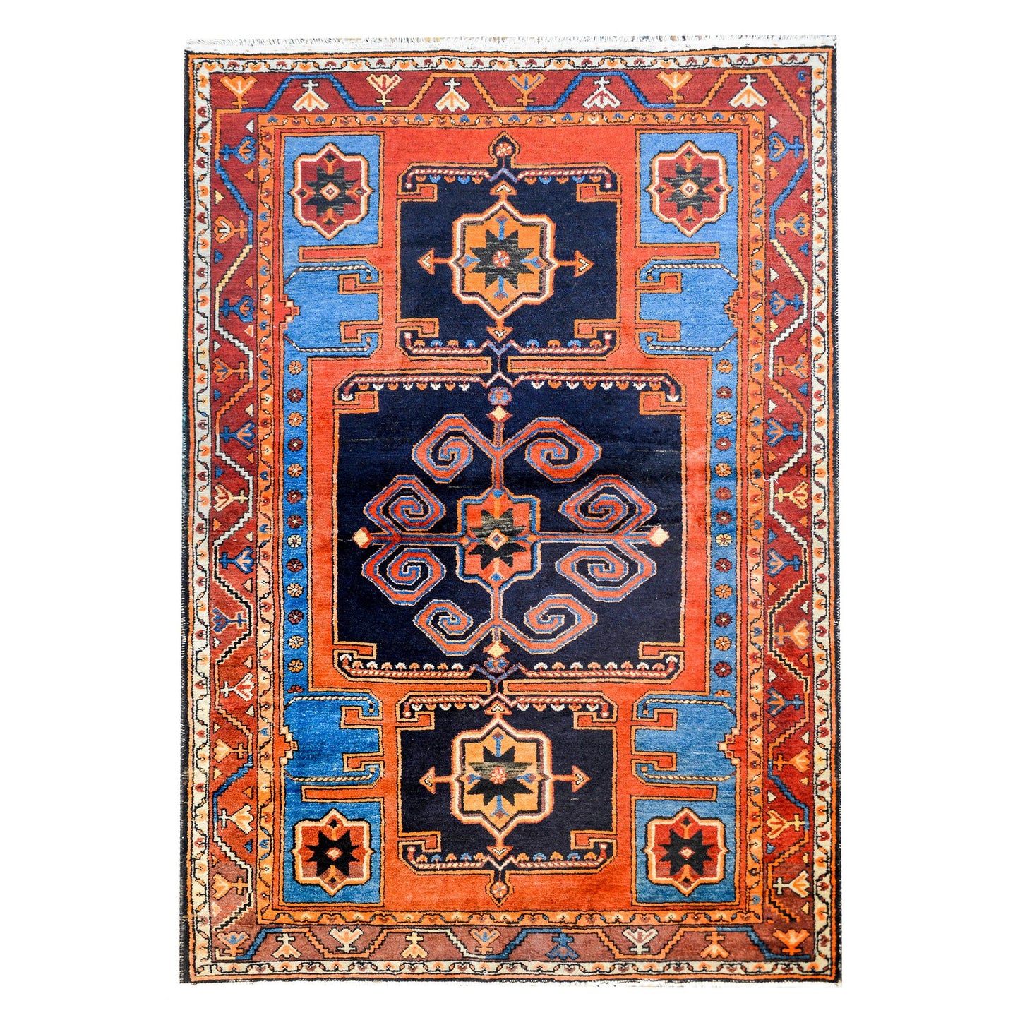Wonderful Early 20th Century Karabad Rug For Sale