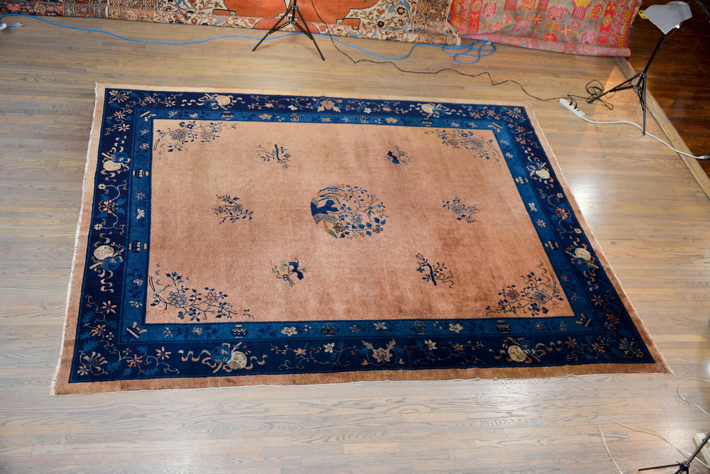 Early 20th Century Chinese Feti Rug For Sale
