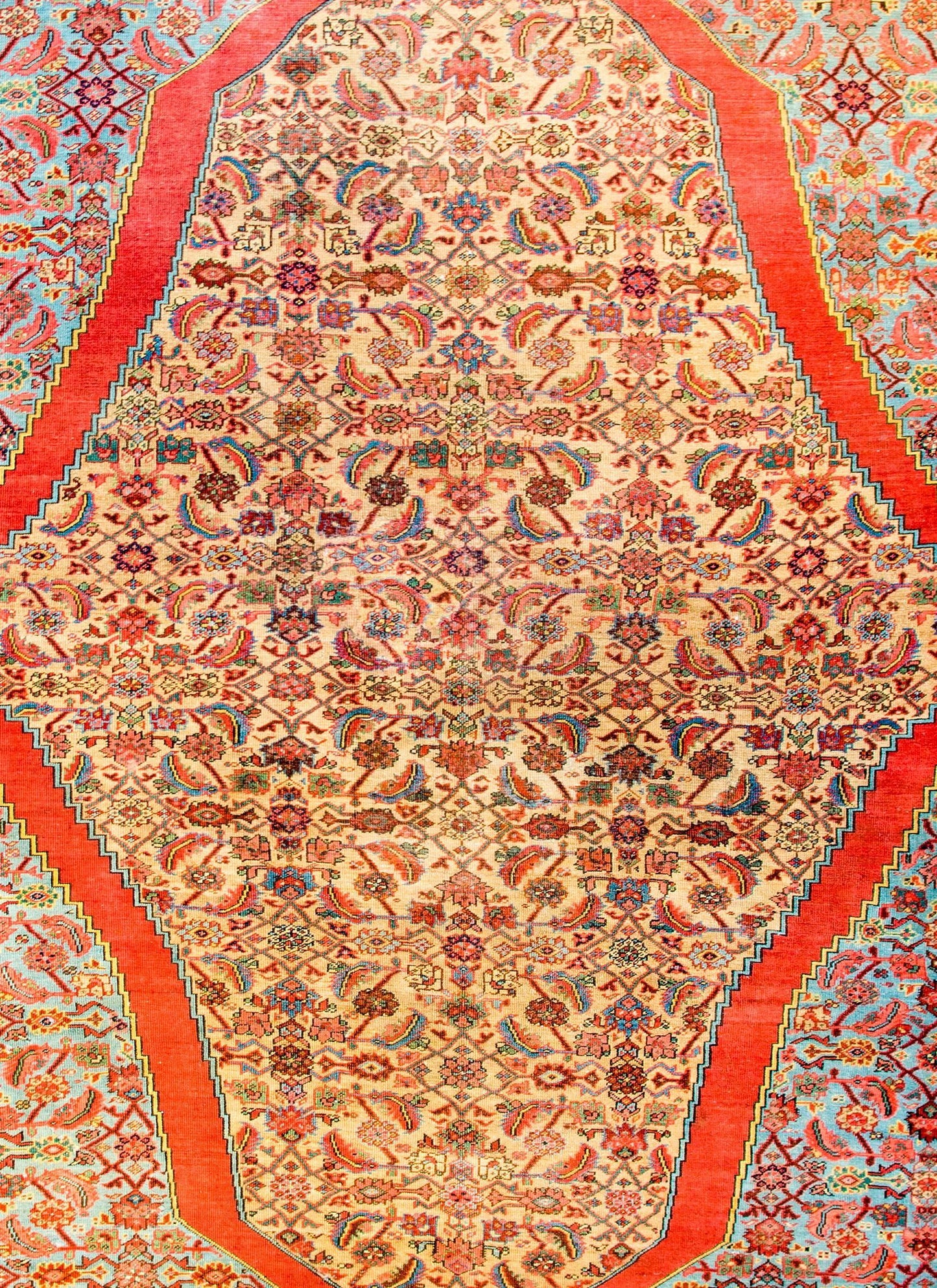 Unbelievable Early 20th Century Bakshaish Rug For Sale
