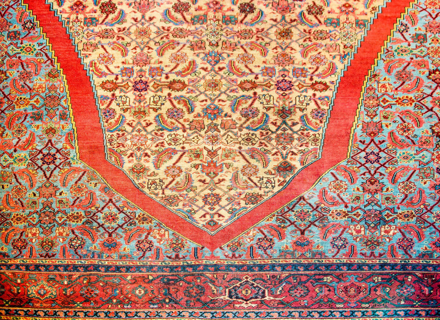 Unbelievable Early 20th Century Bakshaish Rug For Sale