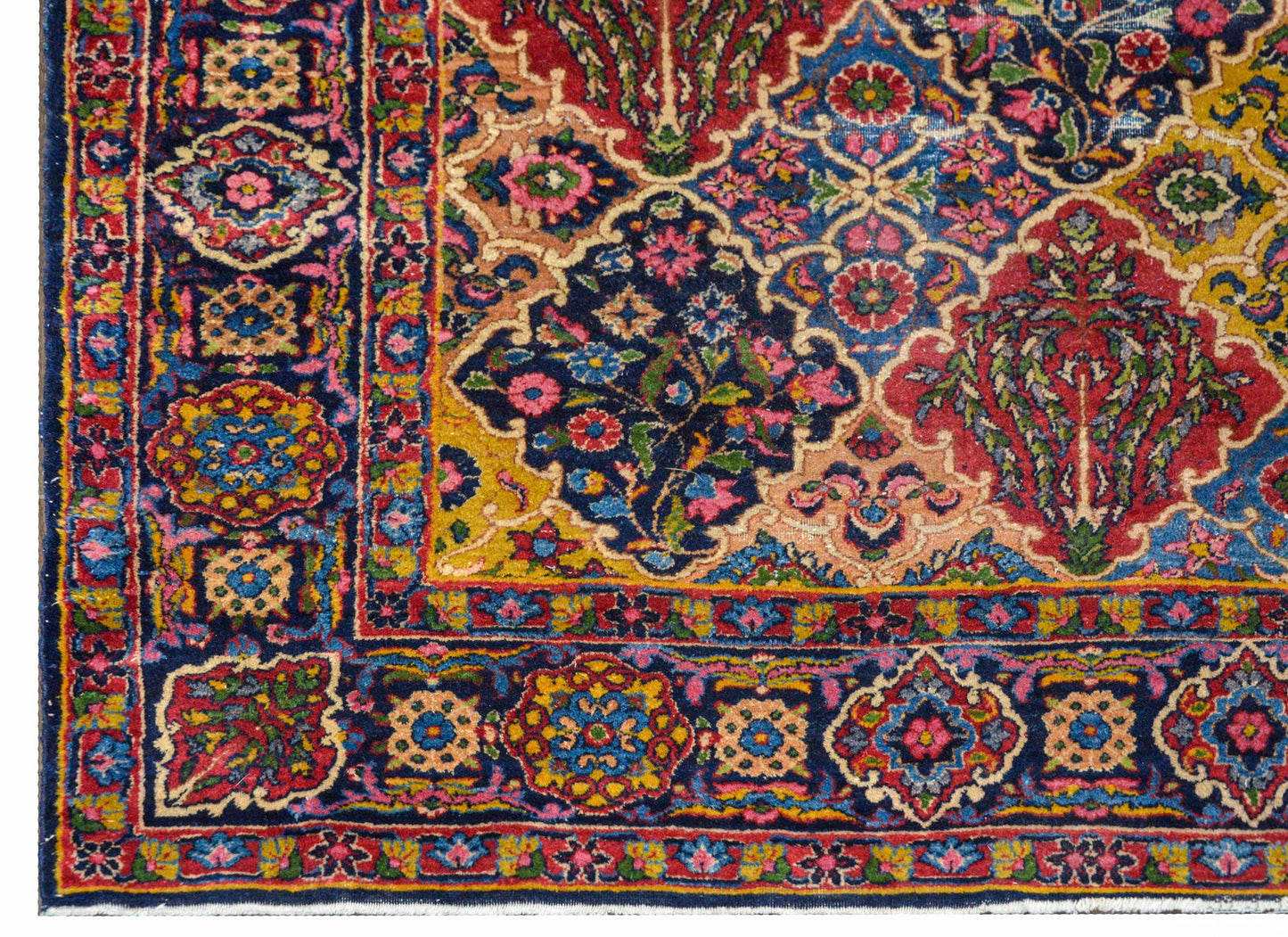 Whimsical Early 20th Century Yazd Runner For Sale