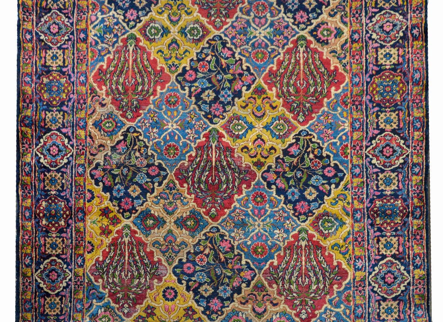 Whimsical Early 20th Century Yazd Runner For Sale