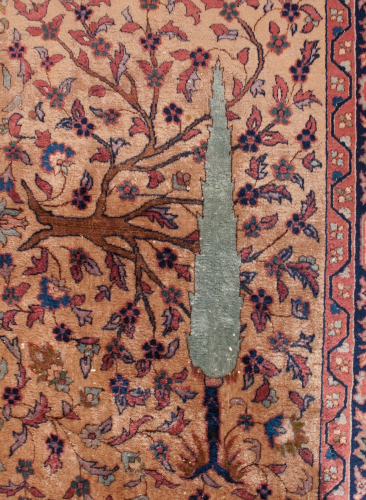 19th Century Agra Rug For Sale