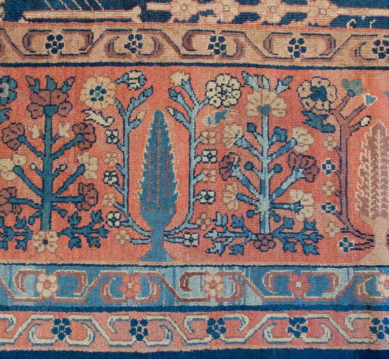 Late 19th Century Indian Agra Carpet For Sale