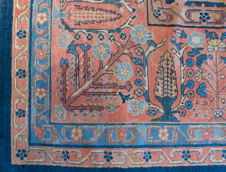 Late 19th Century Indian Agra Carpet For Sale