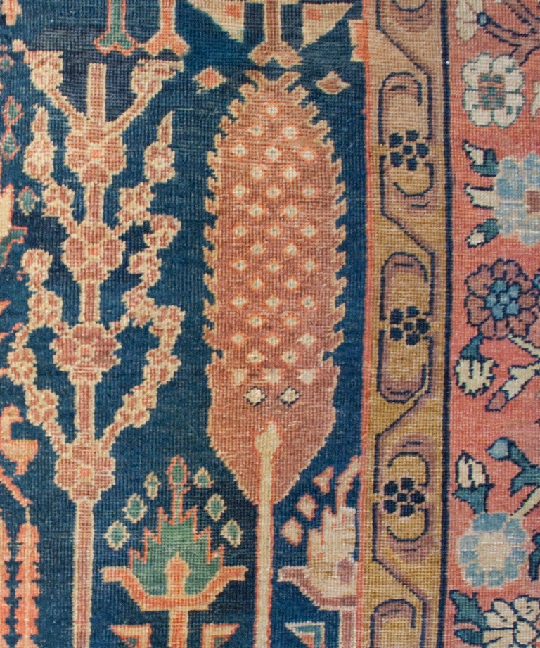 Late 19th Century Indian Agra Carpet For Sale