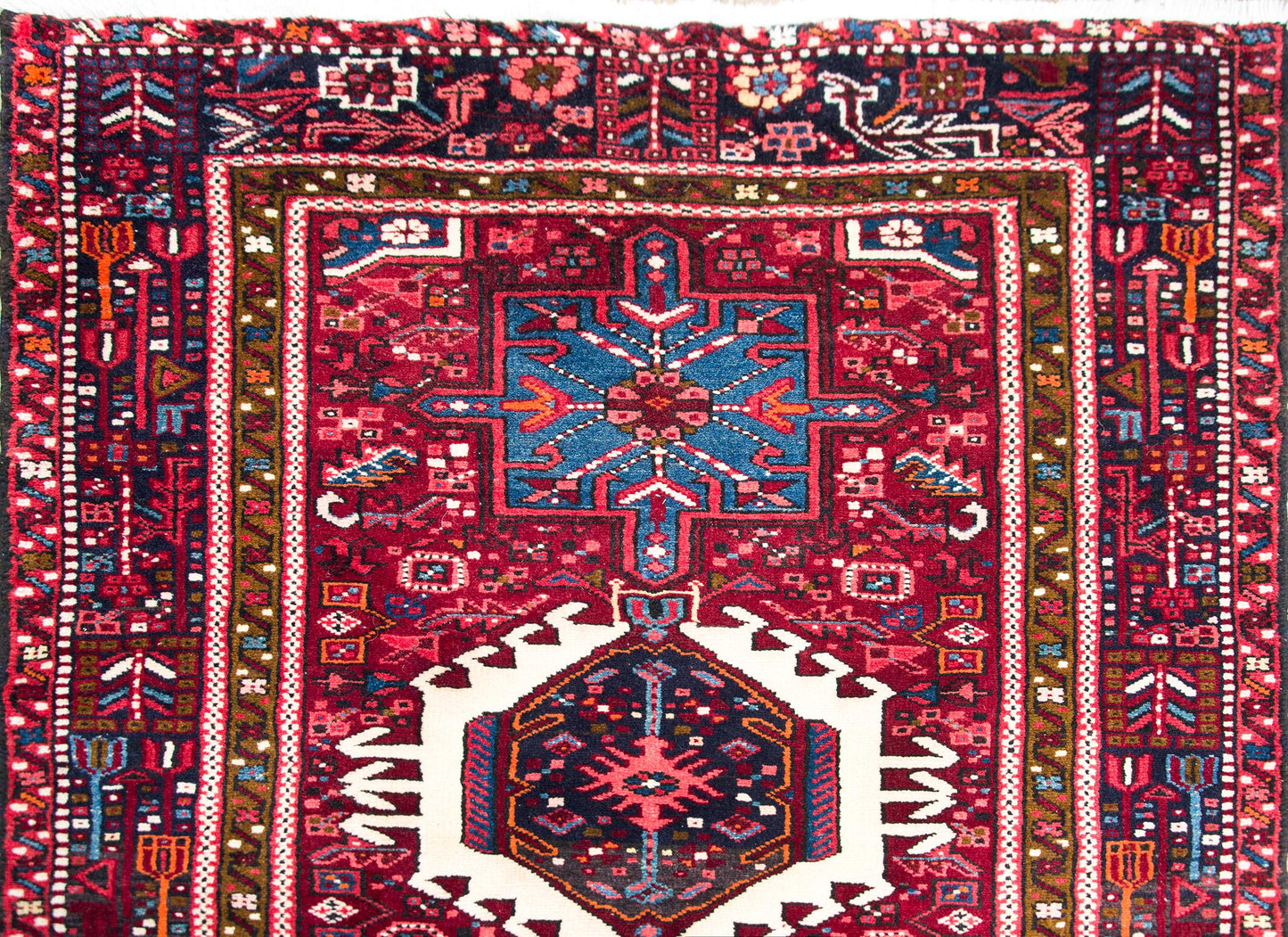 Early 20th Century Persian Heriz Runner For Sale