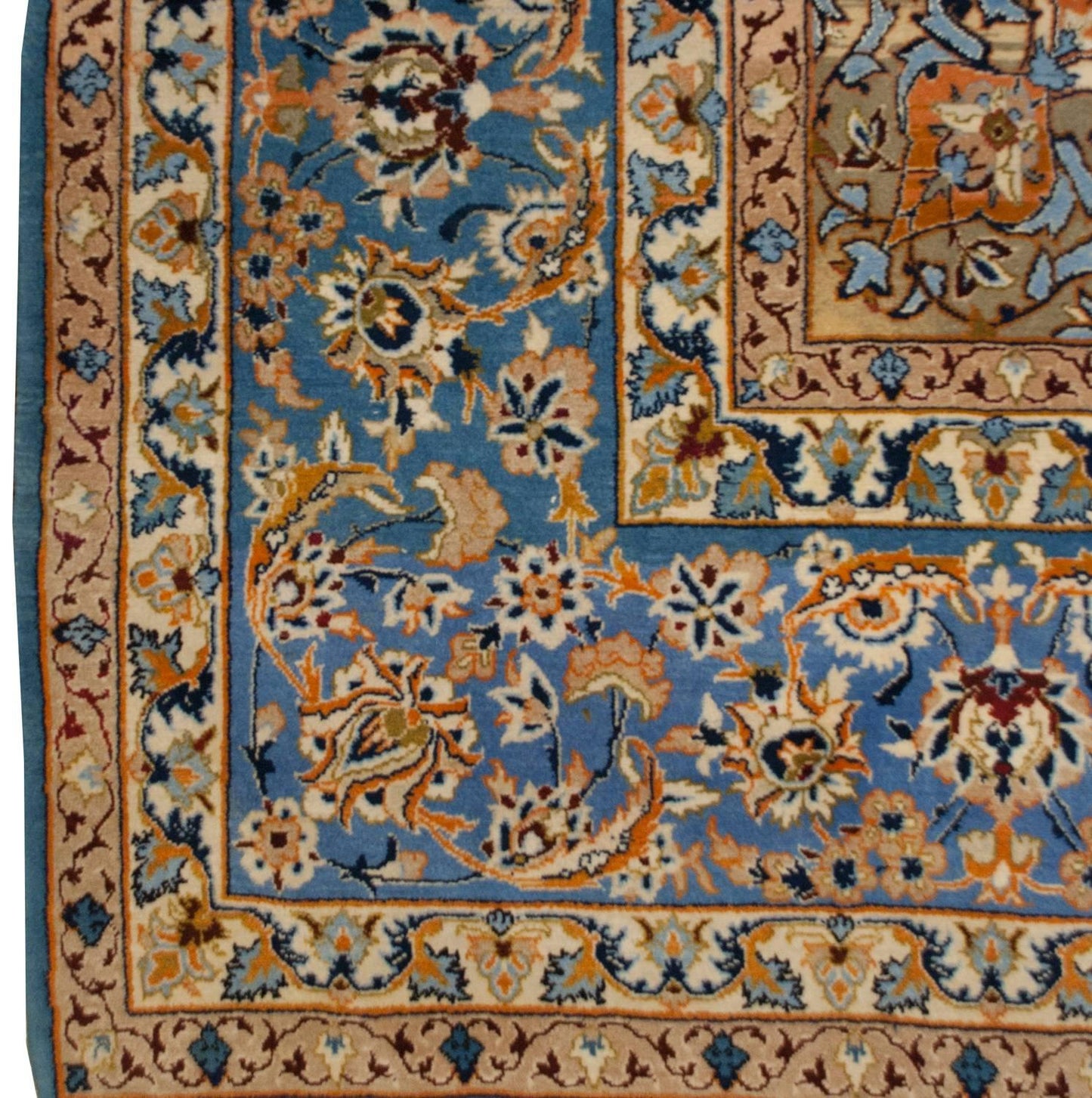Whimsical Early 20th Century Isfahan Rug For Sale
