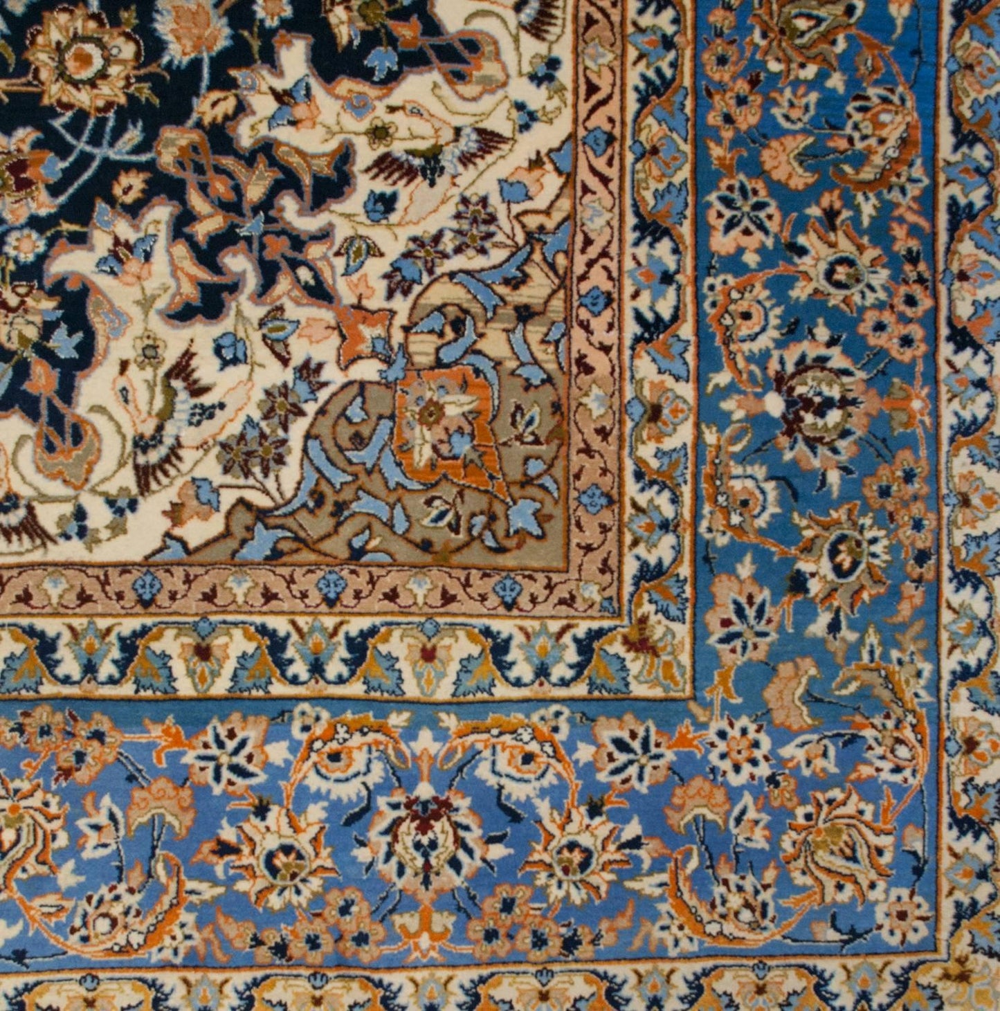 Whimsical Early 20th Century Isfahan Rug For Sale