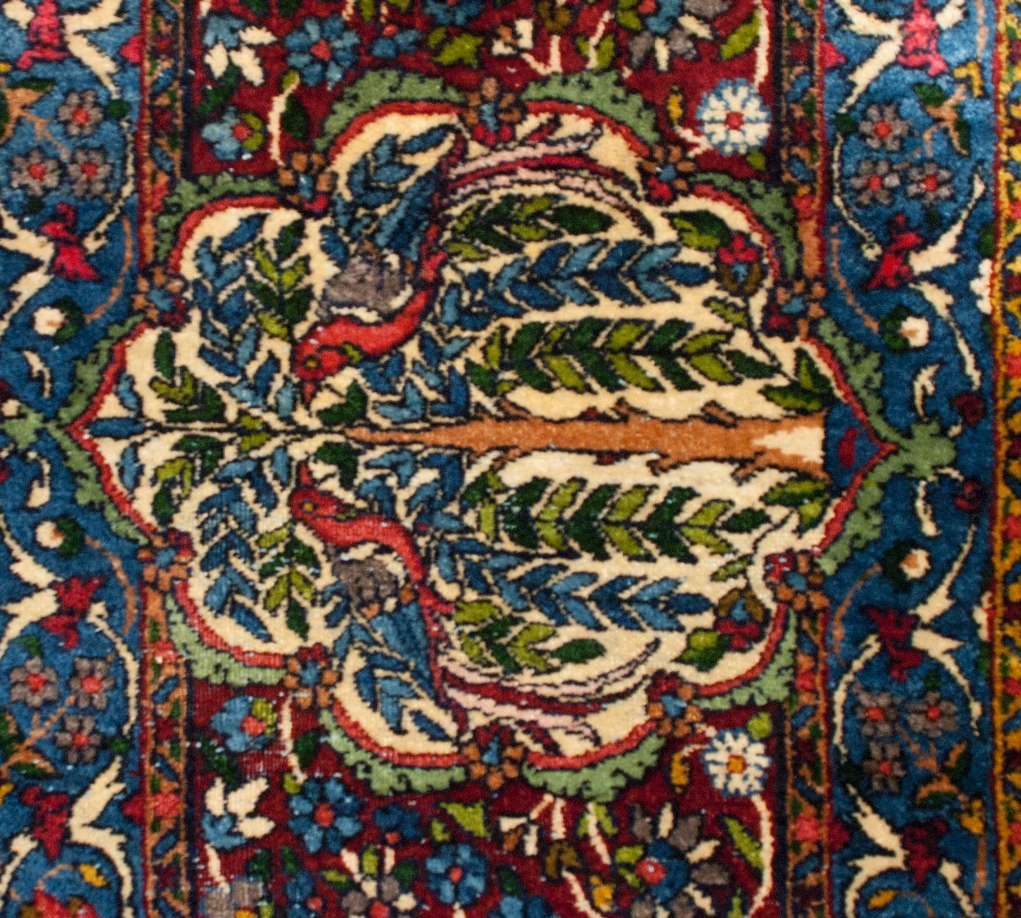 19th Century Yazd Rug For Sale
