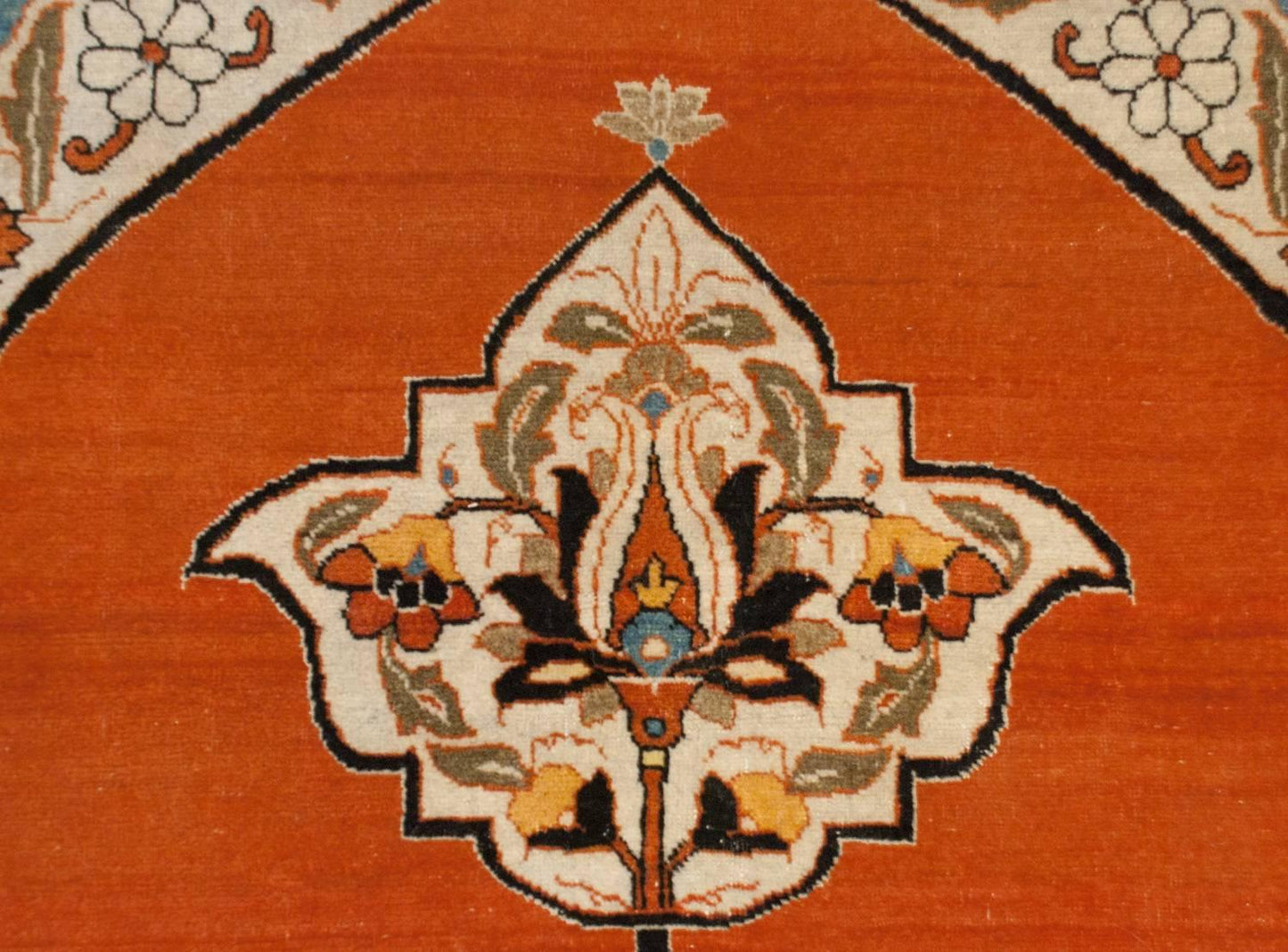 Masterful 19th Century Haji Jalili Tabriz Rug For Sale