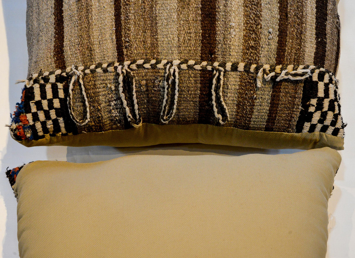 Pair of Early 20th Century Gabbeh Kilim Pillows For Sale