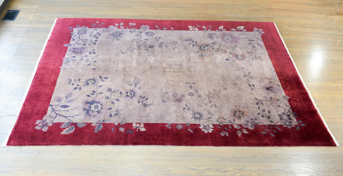 Extraordinary Chinese Art Deco Rug For Sale