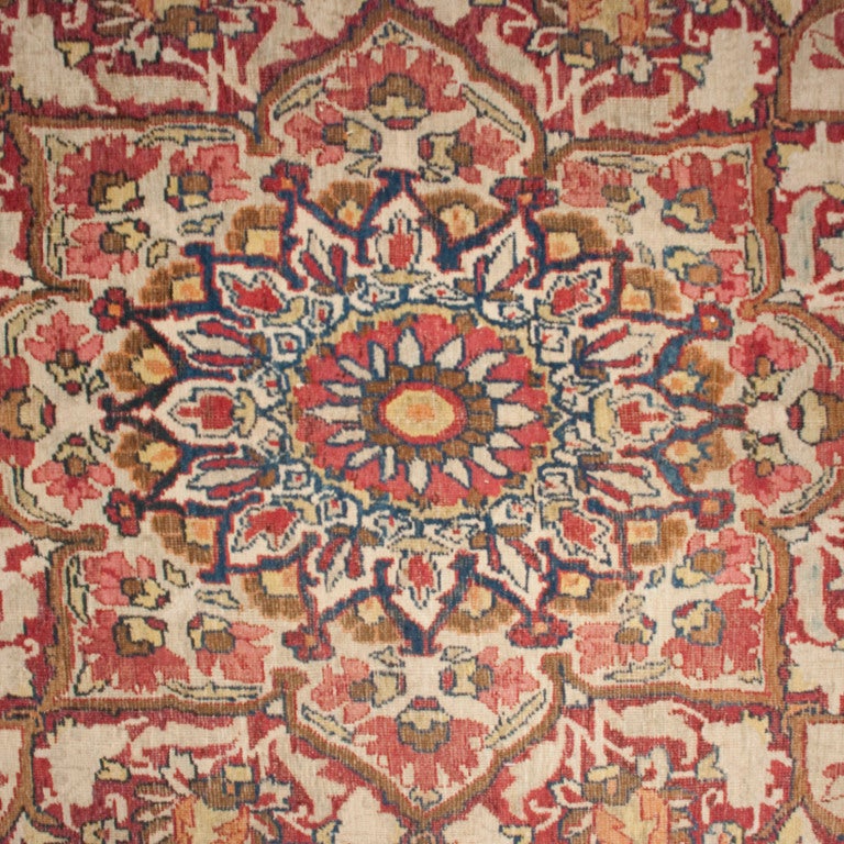 19th Century Lavar Carpet For Sale
