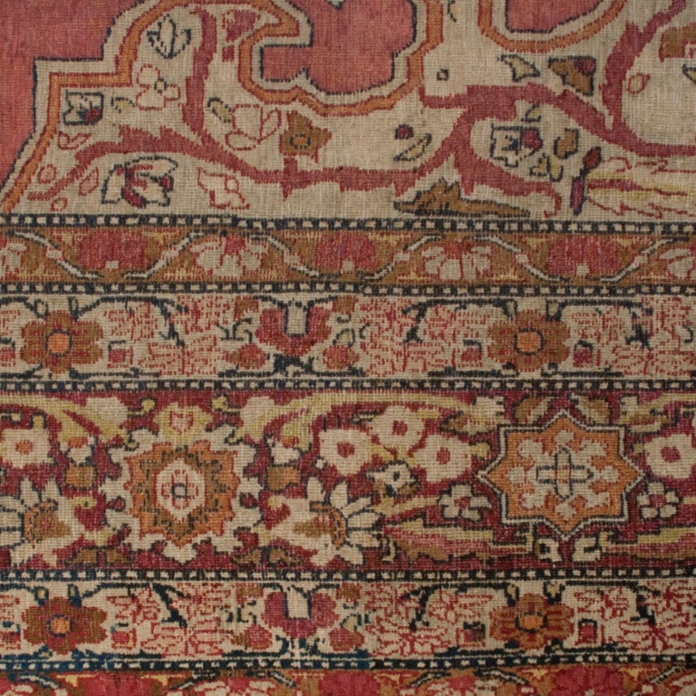 19th Century Lavar Carpet For Sale