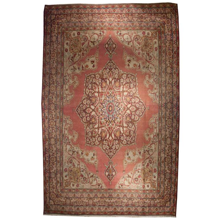 19th Century Lavar Carpet For Sale