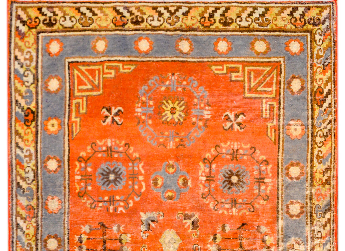 Early 20th Century Central Asian Khotan Rug For Sale