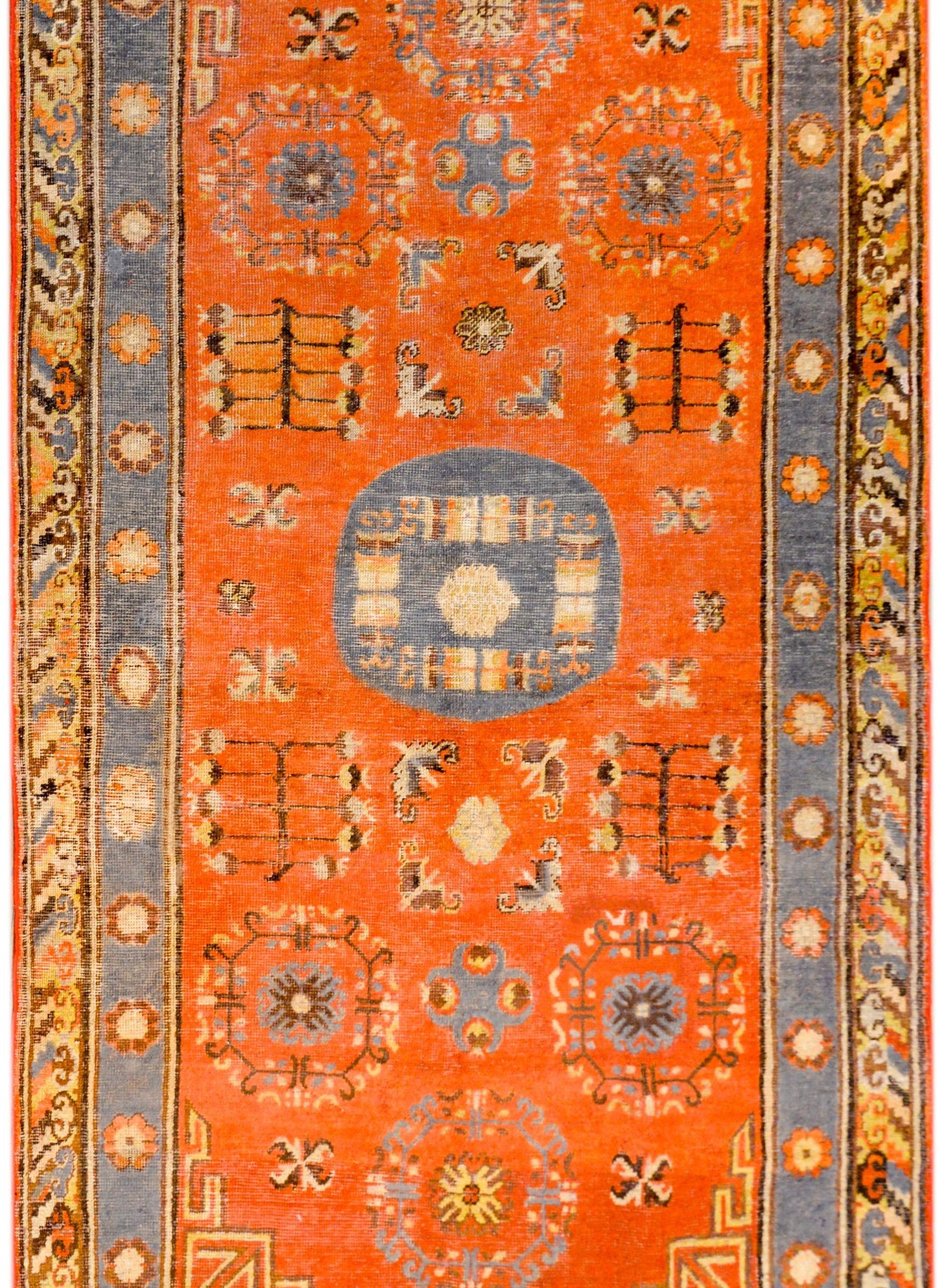 Early 20th Century Central Asian Khotan Rug For Sale