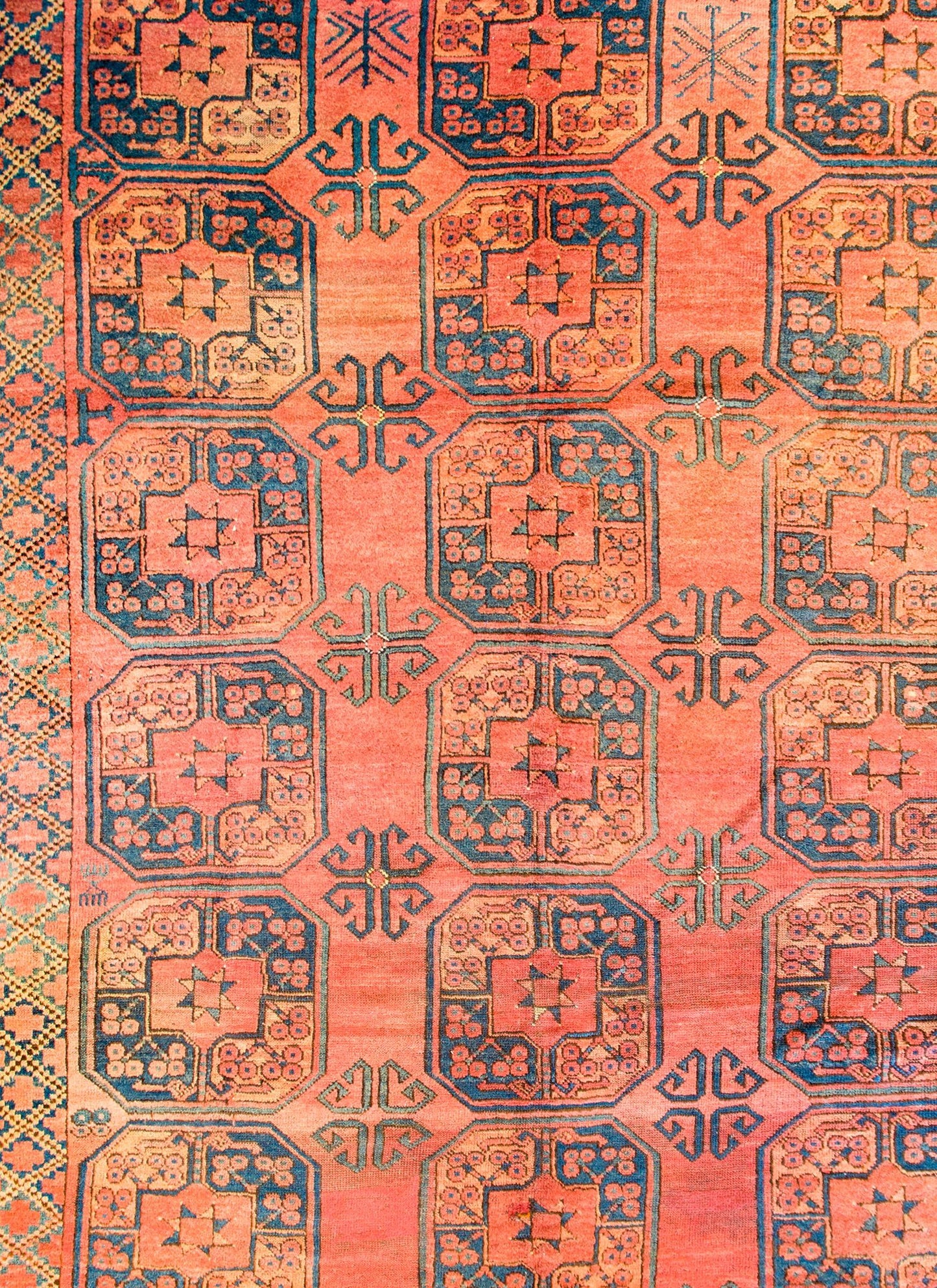 Early 20th Century Afghani Bashir Rug For Sale
