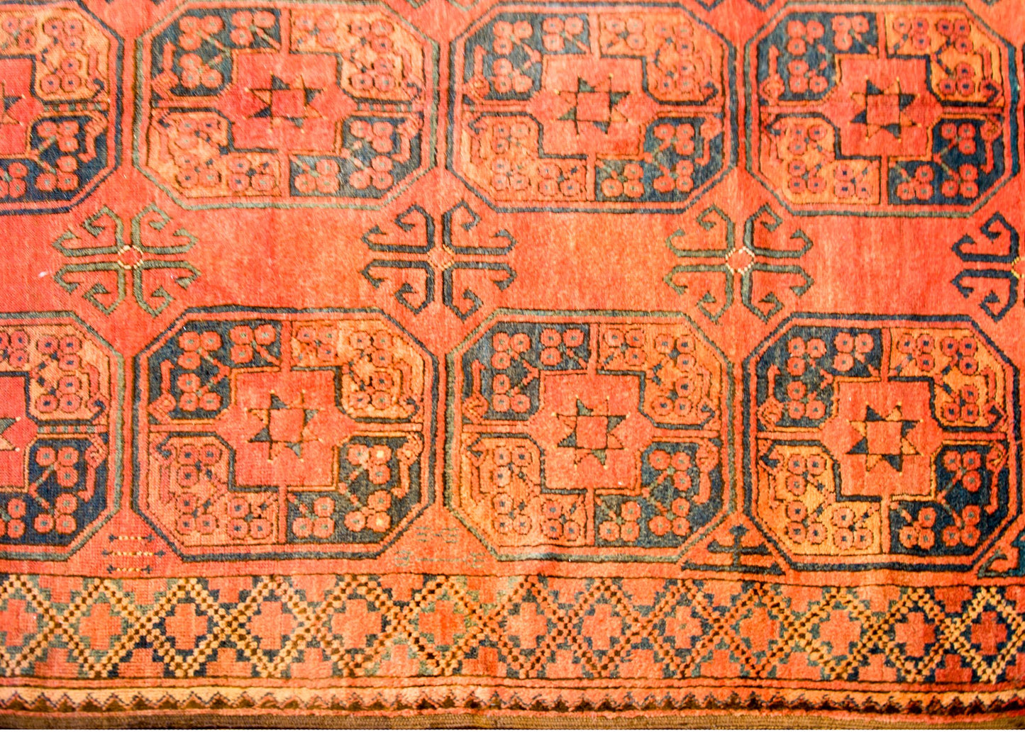 Early 20th Century Afghani Bashir Rug For Sale