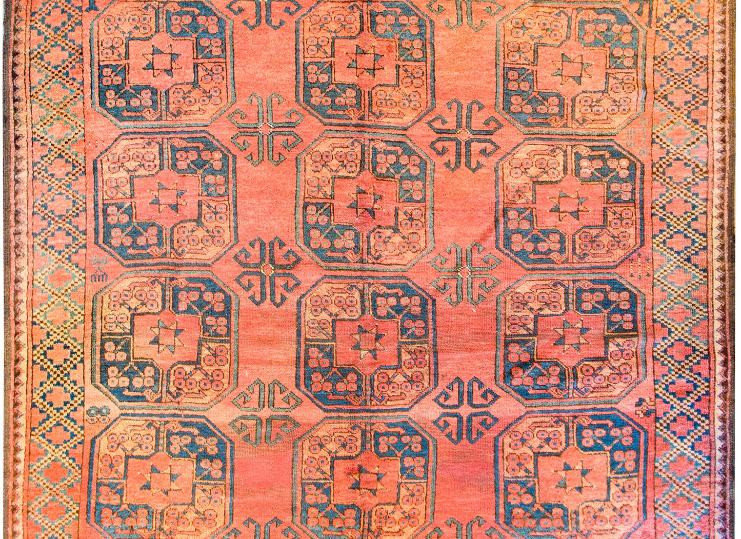 Early 20th Century Afghani Bashir Rug For Sale