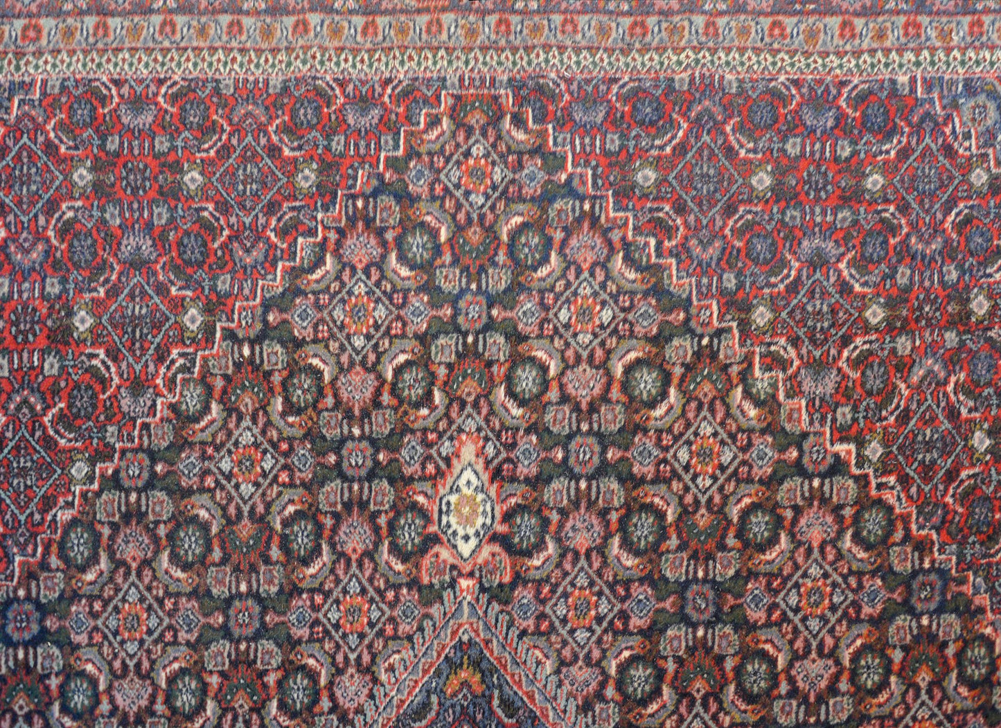 Vintage Indian Bidhar Rug For Sale