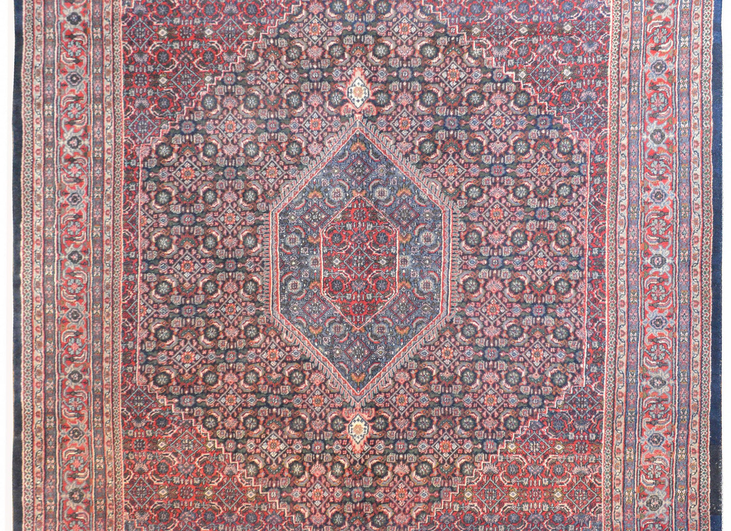 Vintage Indian Bidhar Rug For Sale