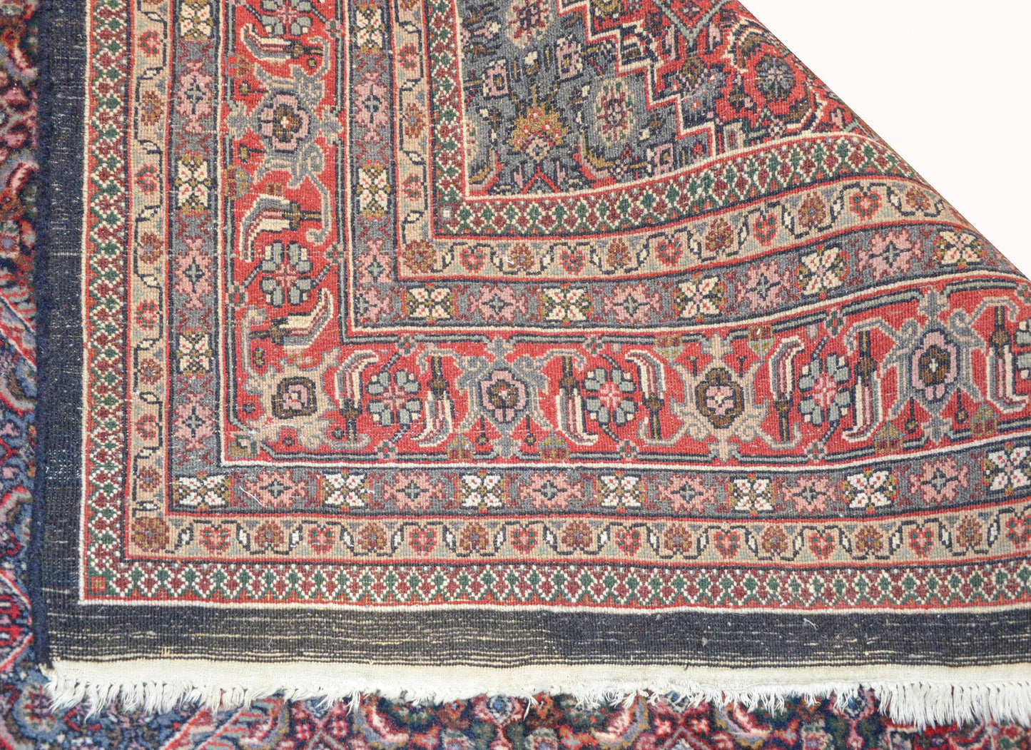 Vintage Indian Bidhar Rug For Sale