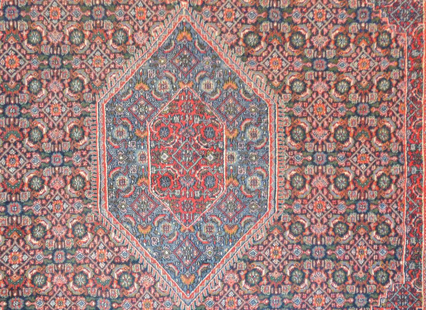 Vintage Indian Bidhar Rug For Sale