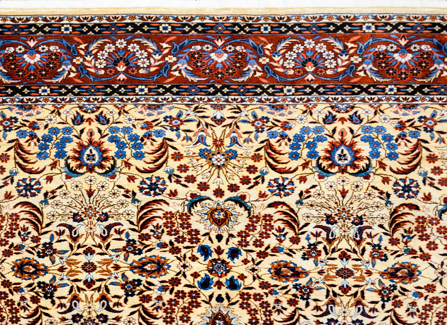 Incredible Chinese Silk Rug For Sale