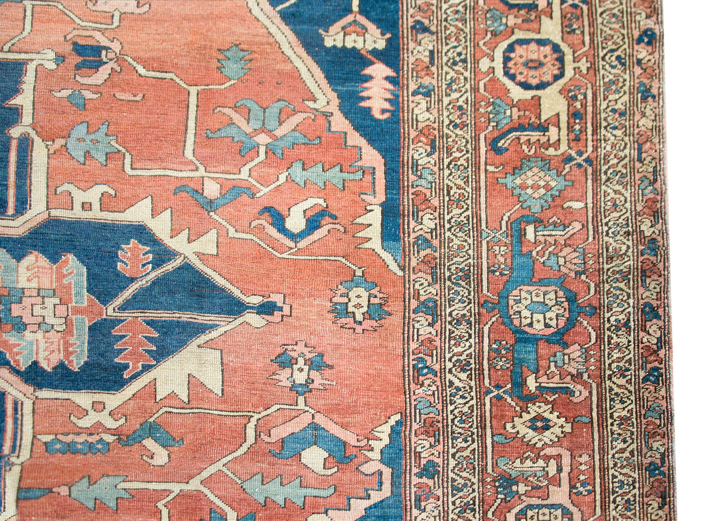 Incredible Late 19th Century Persian Serapi For Sale